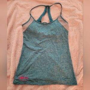 DFH Patagonia Women's Small Teal Blue Running Tank